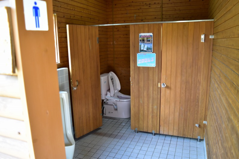 くのわき親水公園キャンプ場　トイレ