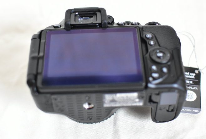 D5600　液晶保護フィルム貼り付け