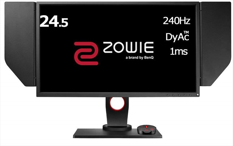 BenQ ゲーミングモニター ディスプレイ ZOWIE XL2546 24.5インチ/フルHD/DisplayPort,HDMI,DVI-DL搭載/240Hz/1ms/Dyac技術搭載/FPS向き 